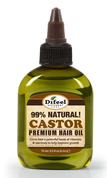 Difeel(Sunflower) 99% Natural Blend Premium Hair Oil (7.78oz)- Castor oil, sareya beauty supply store in calgary